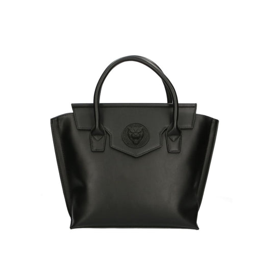 Black Polyethylene Women Handbag