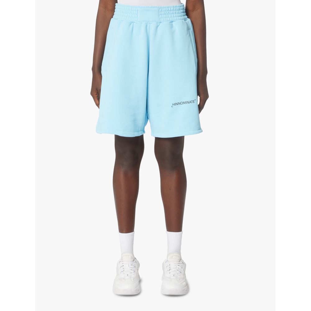 Chic Cotton Bermuda Shorts with Logo Detail