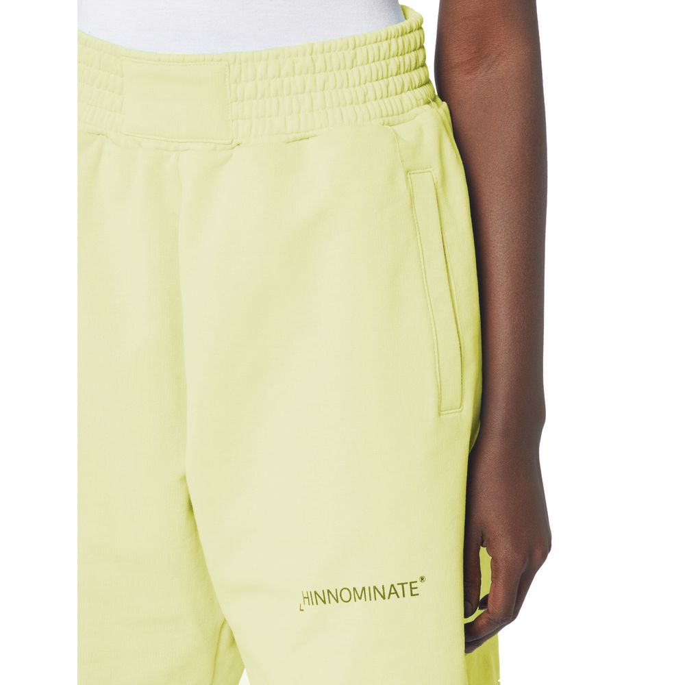 Chic Summer Cotton Bermuda Shorts in Sunshine Yellow