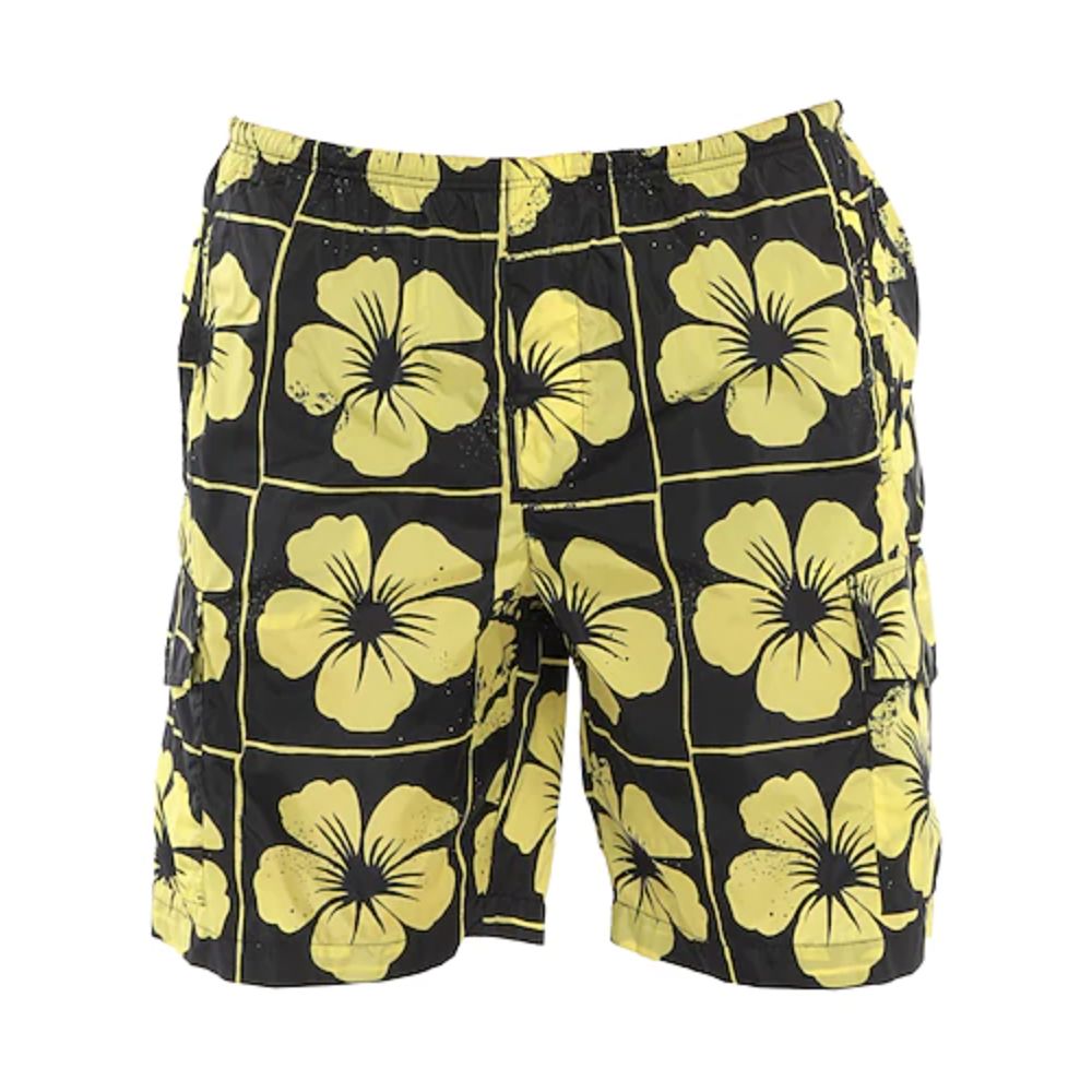 Yellow Polyamide Men Swim Short