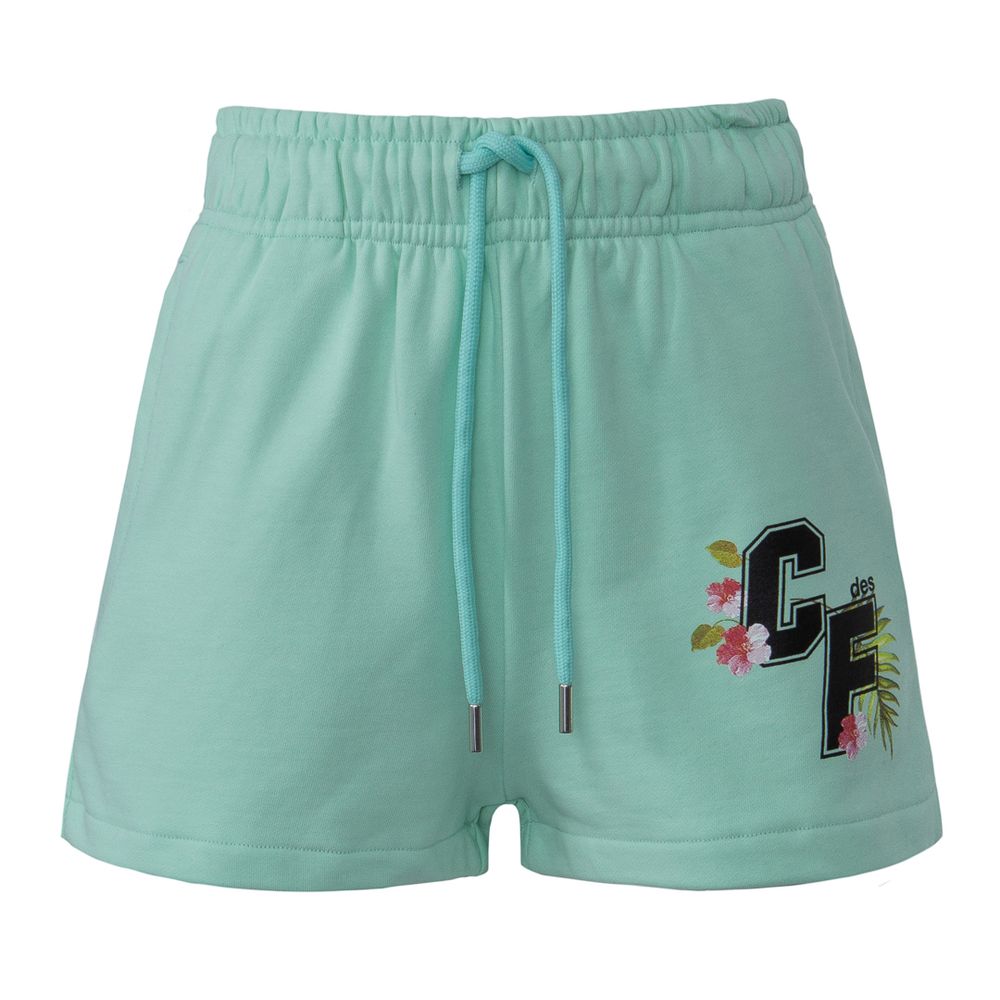 Green Cotton Women Short