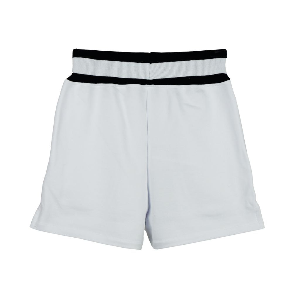 White Cotton Women's Short