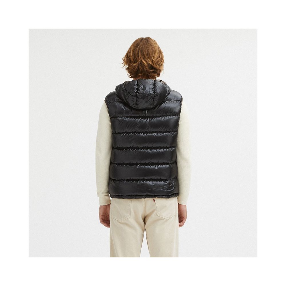 Brown Nylon Men's Reversible Vest