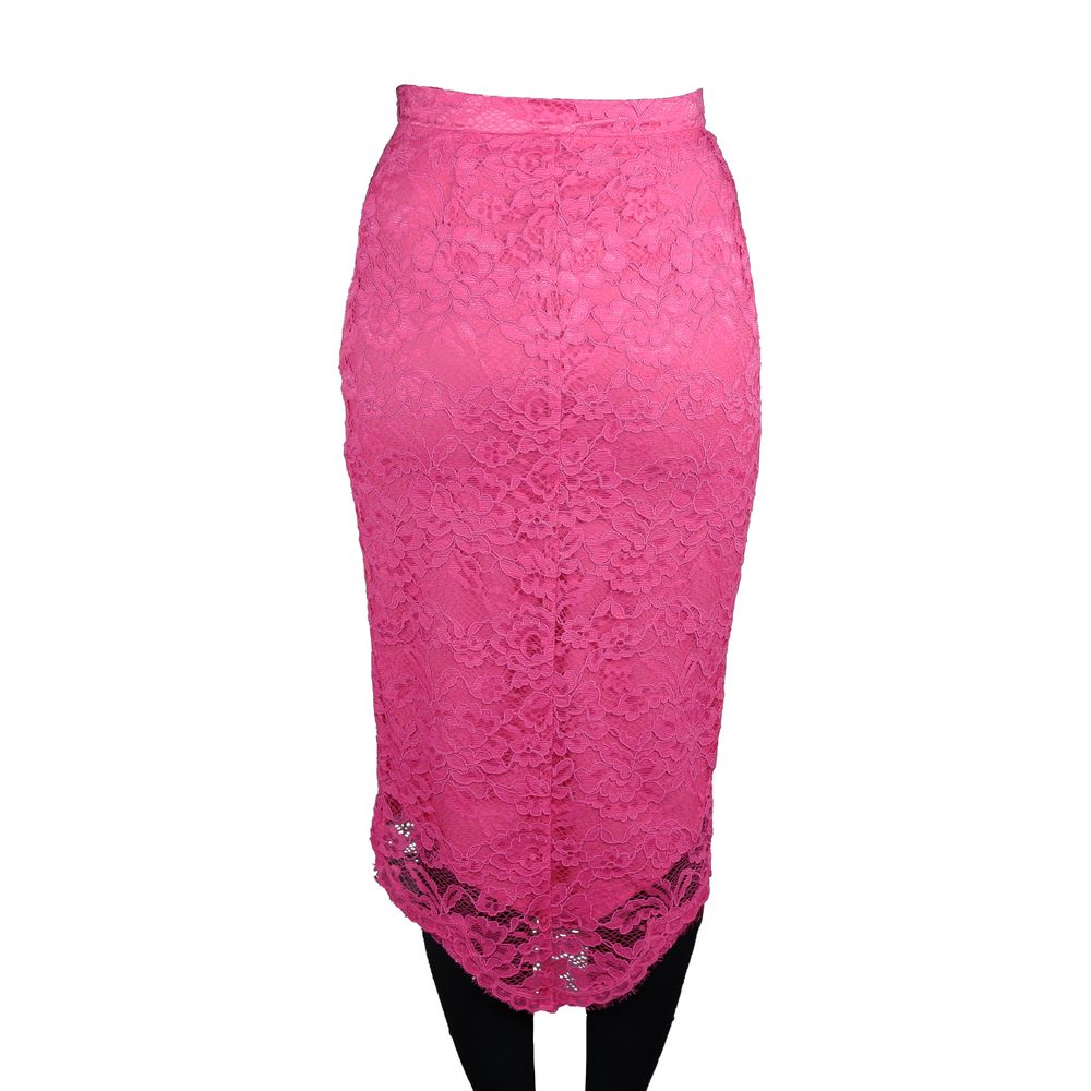 Elegant Asymmetrical Lace Skirt