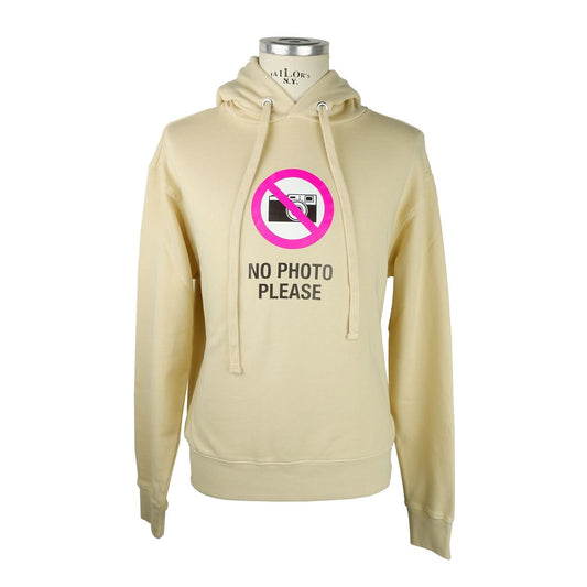 Classic Beige Hoodie With Signature Design