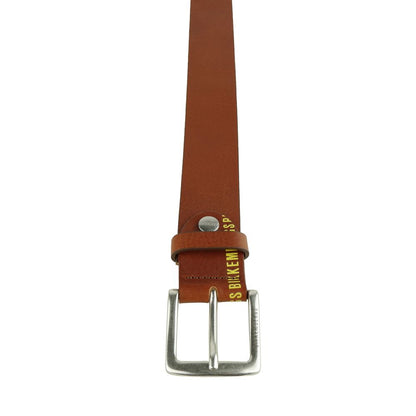 Brown Calfskin Men Belt