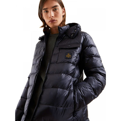 Blue Polyamide Men Jacket