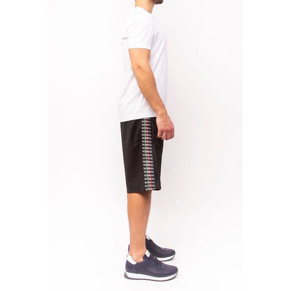 Sleek Anniversary Striped Bermuda Shorts