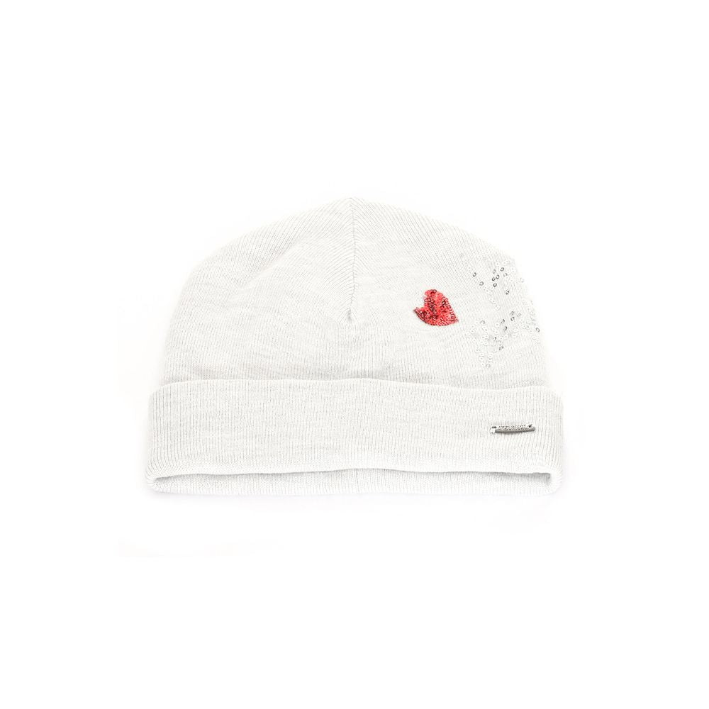 White Acrylic Women Hat