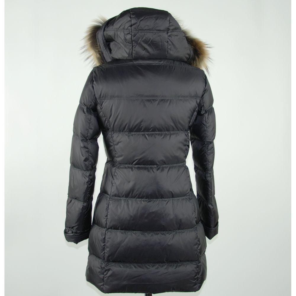 Chic Black Duck Down Winter Coat