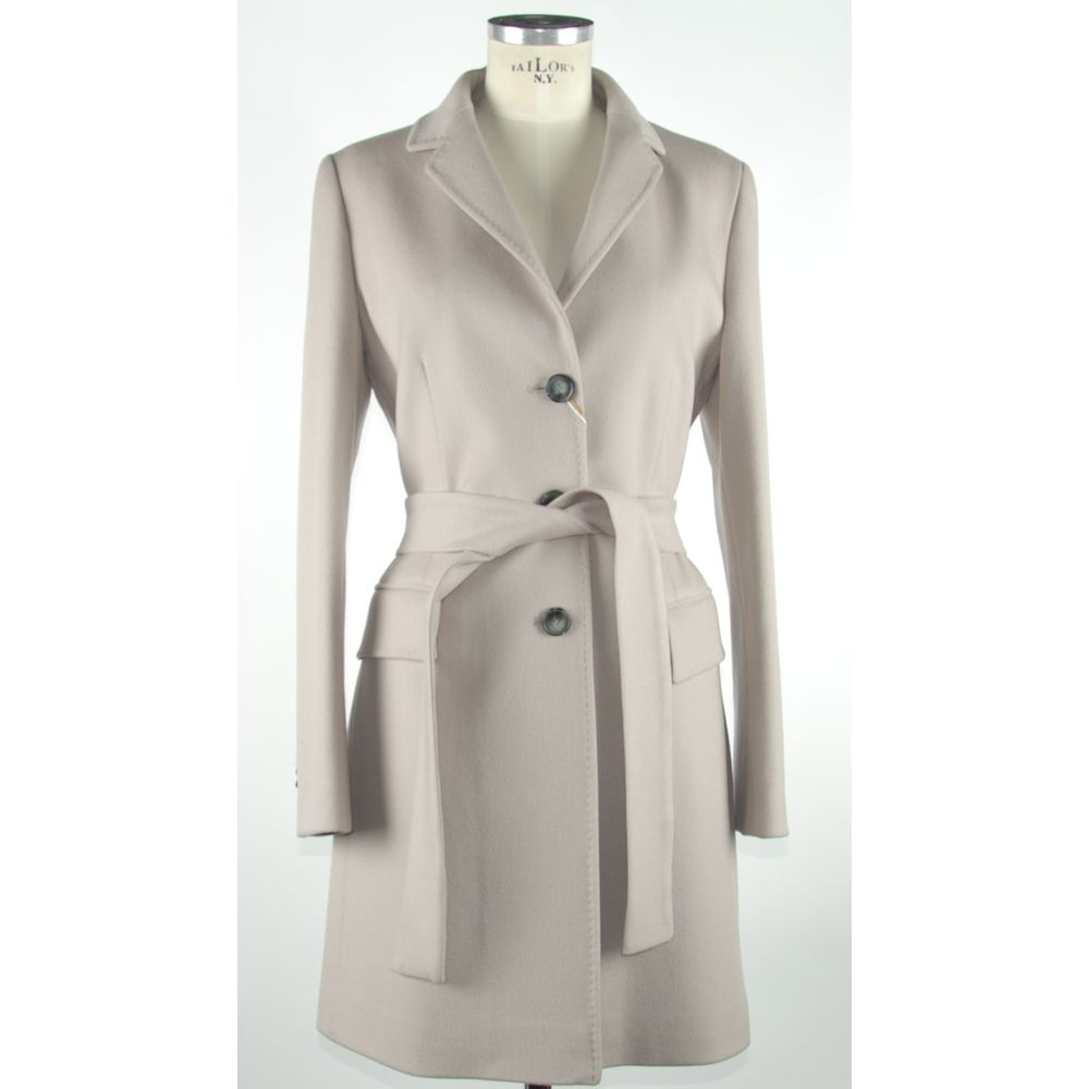 Gray Wool Women Coat