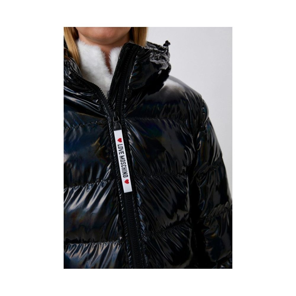 Elegant Painted Effect Long Down Jacket