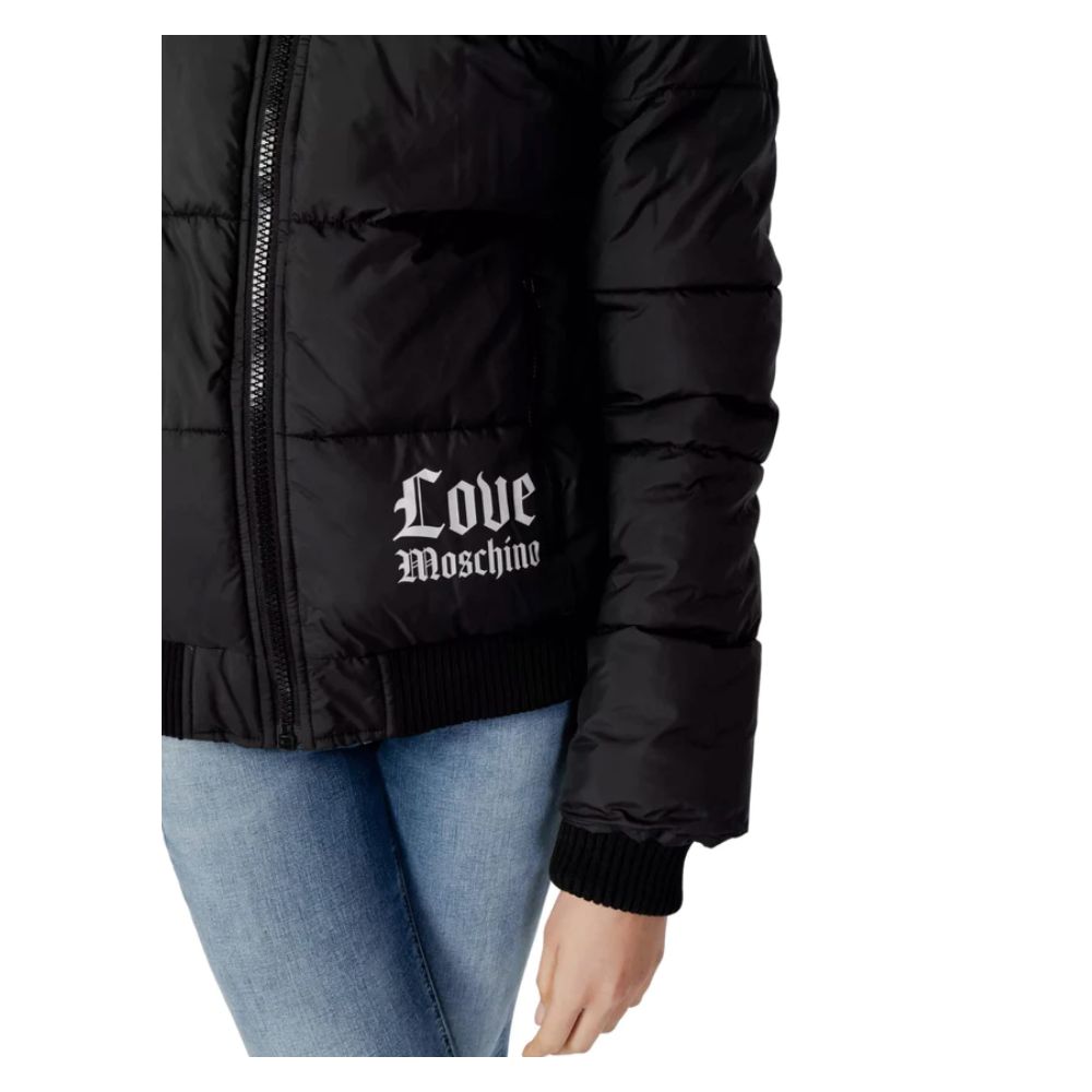 Chic Hooded Down Jacket with Signature Logo