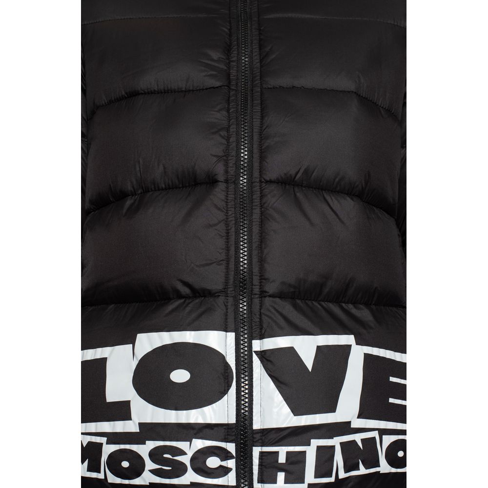 Chic Nylon Down Jacket with Bold Logo