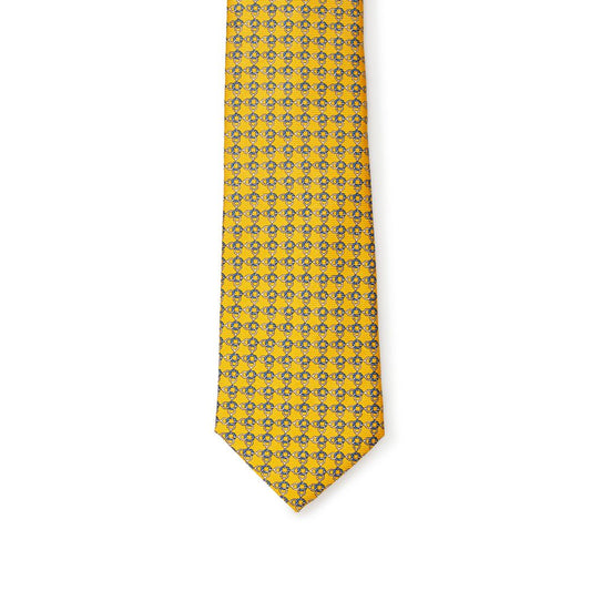 Elegant Multicolor Silk Men's Tie