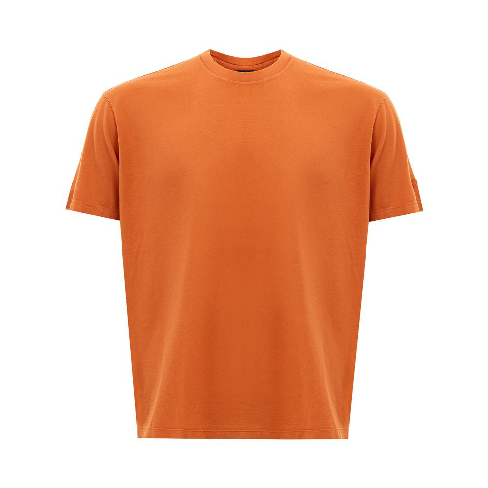 Orange Cotton Signature Tee