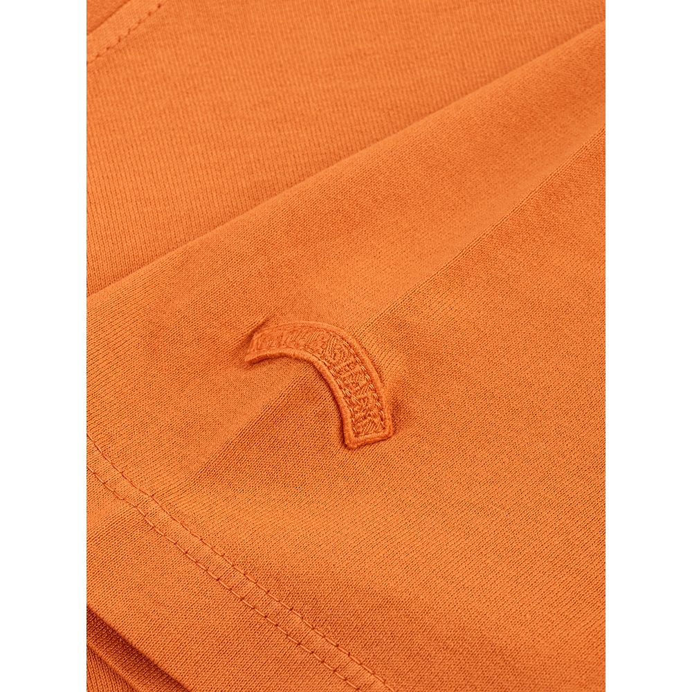 Orange Cotton Signature Tee