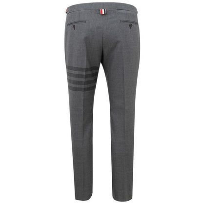 Elevated Gray Wool Trousers for Men