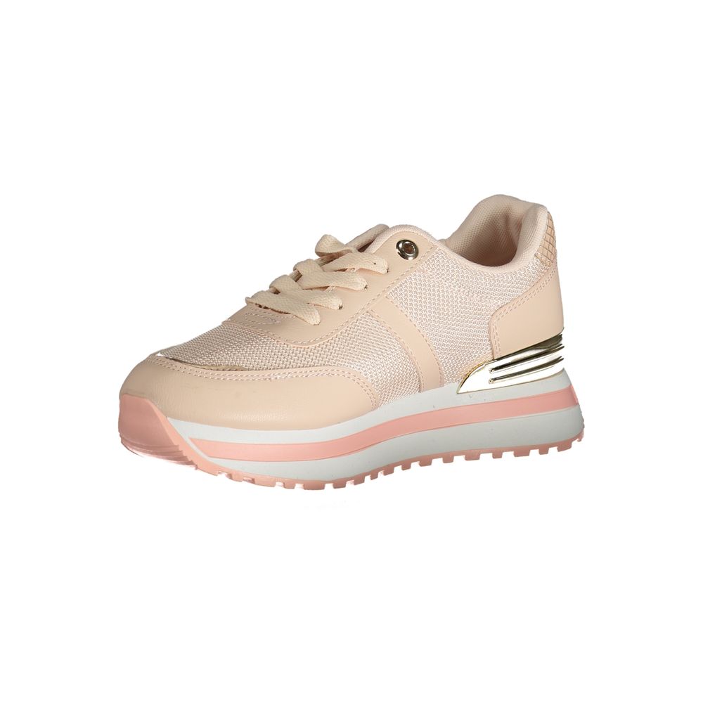 Pink Polyester Sneaker