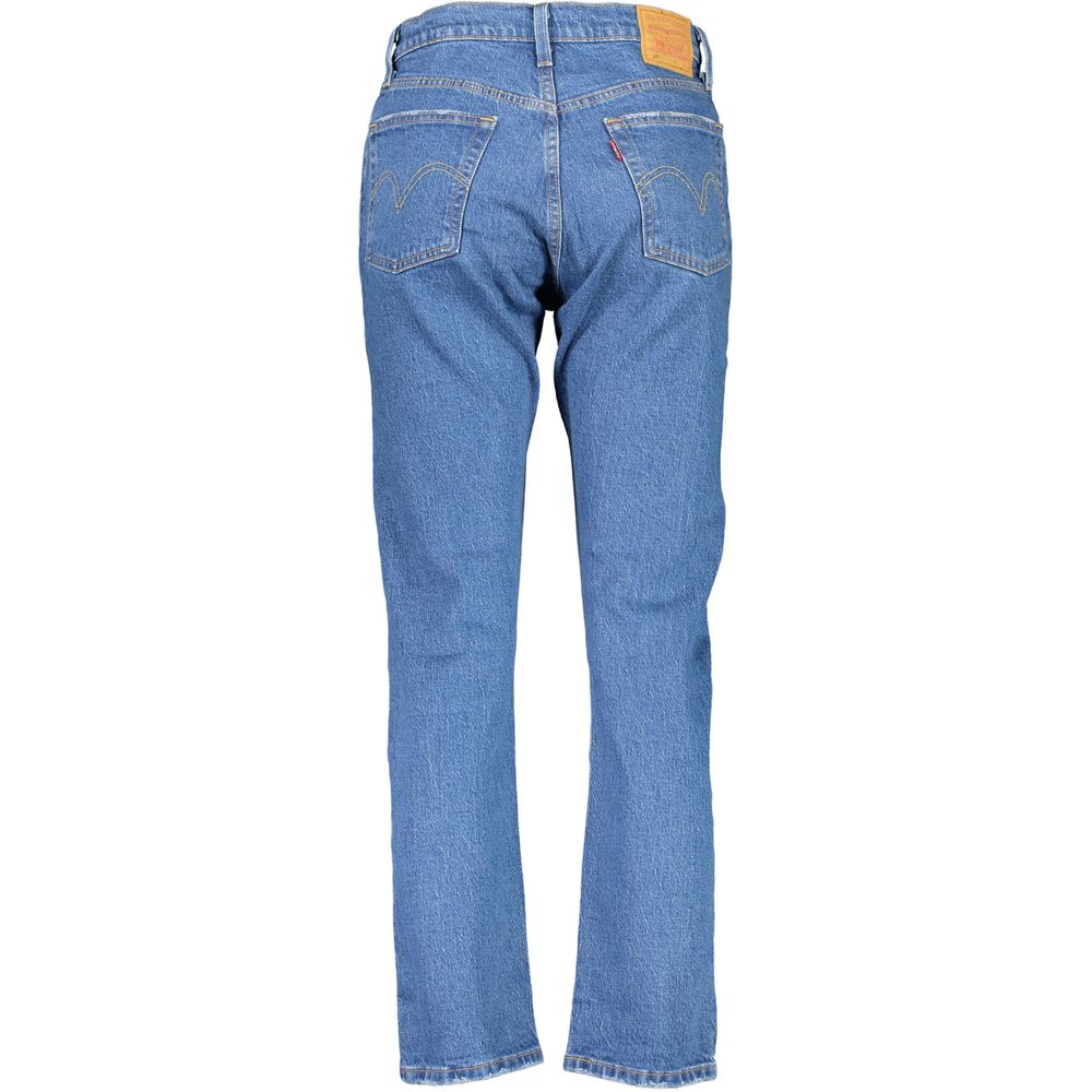 Blue Cotton Jeans & Pant