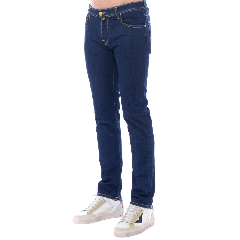 Slim Fit Italian Crafted Denim with Unique Details