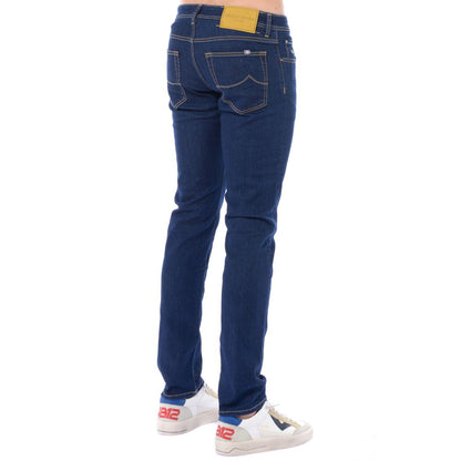 Slim Fit Italian Crafted Denim with Unique Details