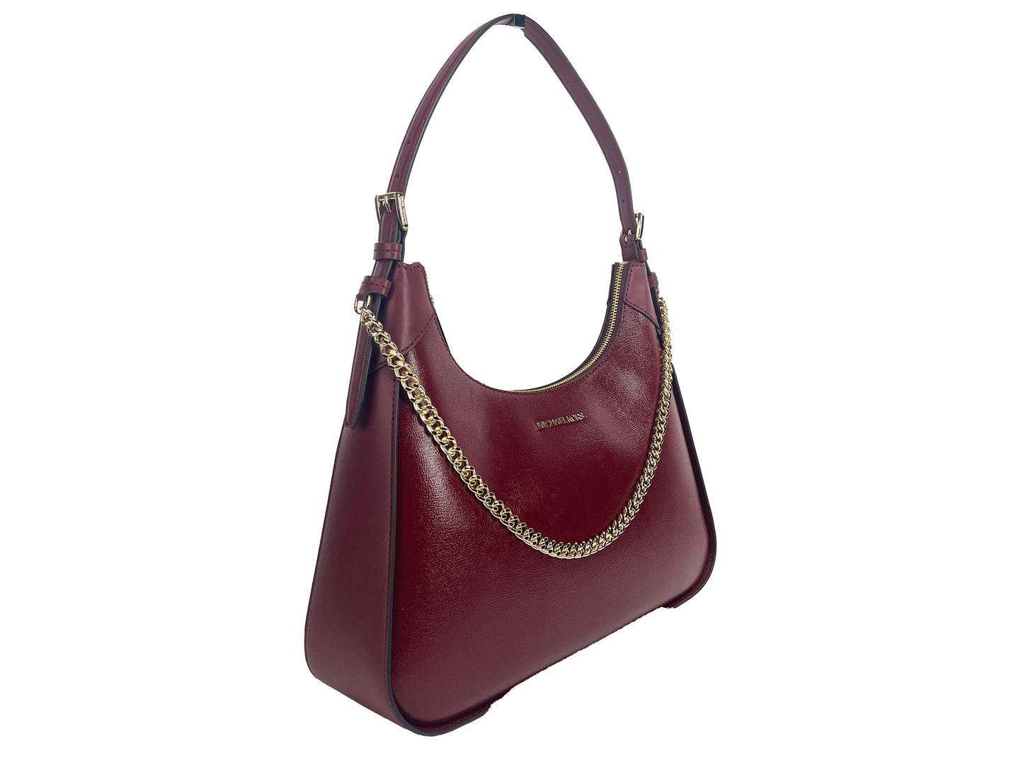 Wilma Large Dark Cherry Chain Shoulder Bag