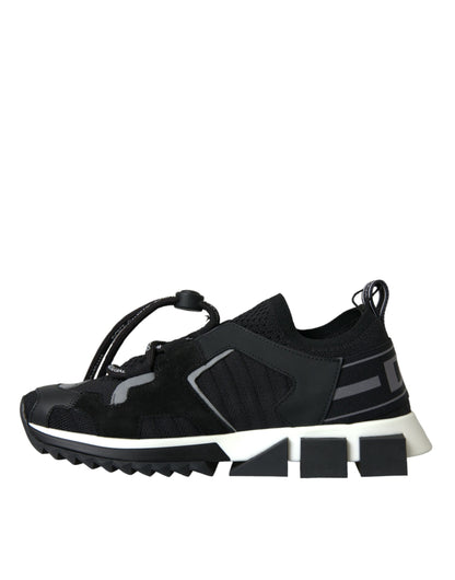 Black Mesh Sorrento Trekking Sneakers Shoes