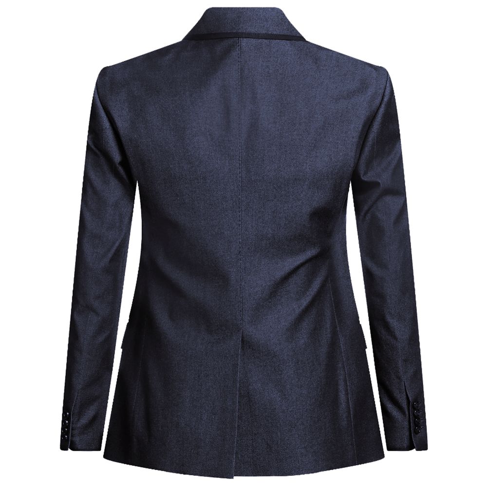 Blue Cotton Blazer