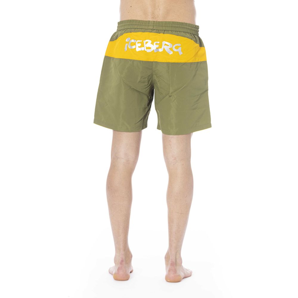 Army Polyester Men Swim Trunk