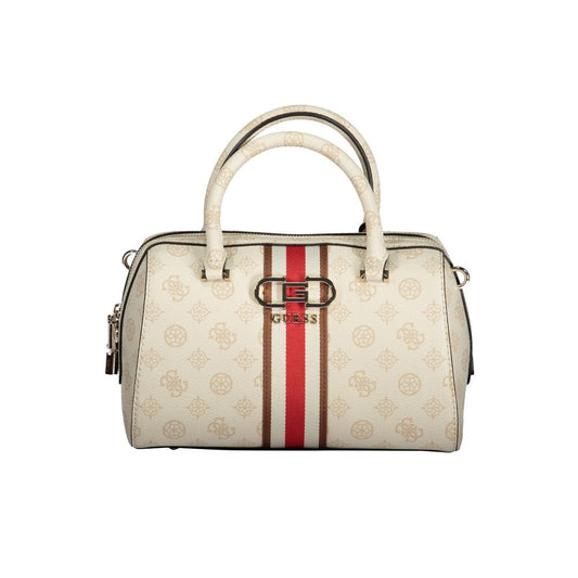 Beige Polyethylene Handbag