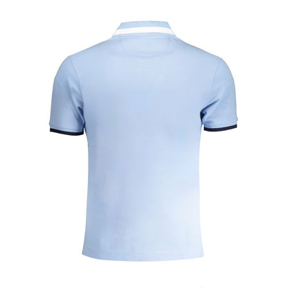 Light Blue Cotton Polo Shirt