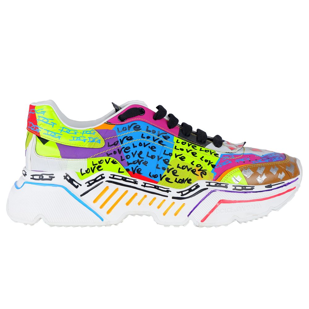 Multicolor Leather Di Calfskin Sneaker