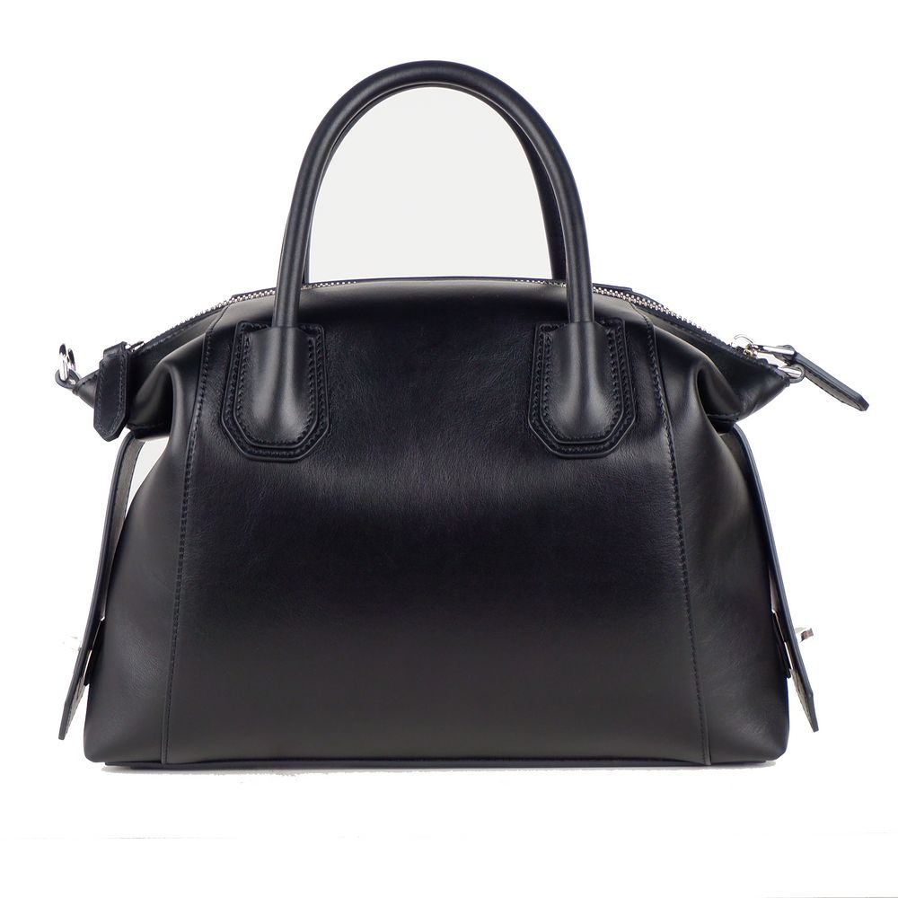 Black Leather Crossbody Bag