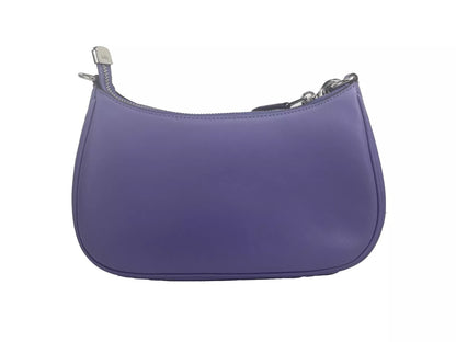 Teri Smooth Leather Crossbody Bag Purse Purple