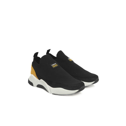 Black Polyester Women Sneaker