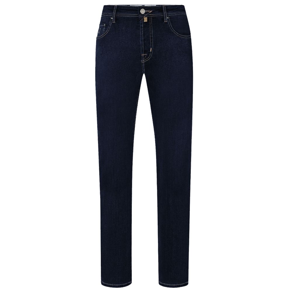 Blue Cotton Jeans & Pant