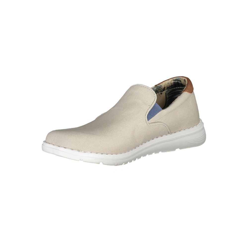 Beige Polyester Sneaker