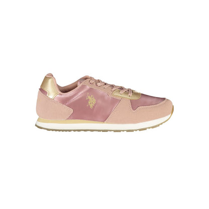 Pink Polyester Sneaker