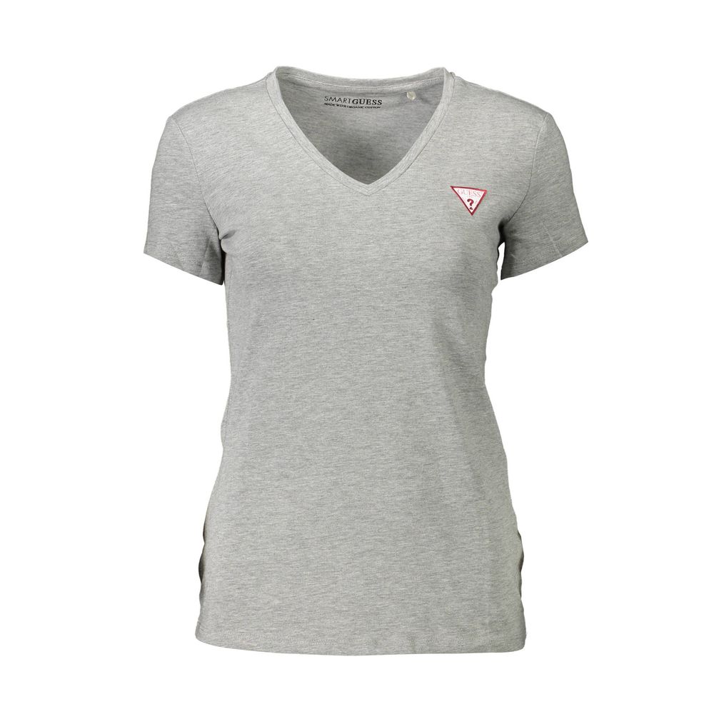 Gray Cotton Tops & T-Shirt