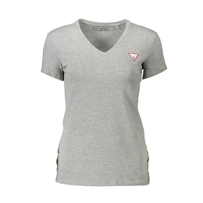 Gray Cotton Tops & T-Shirt