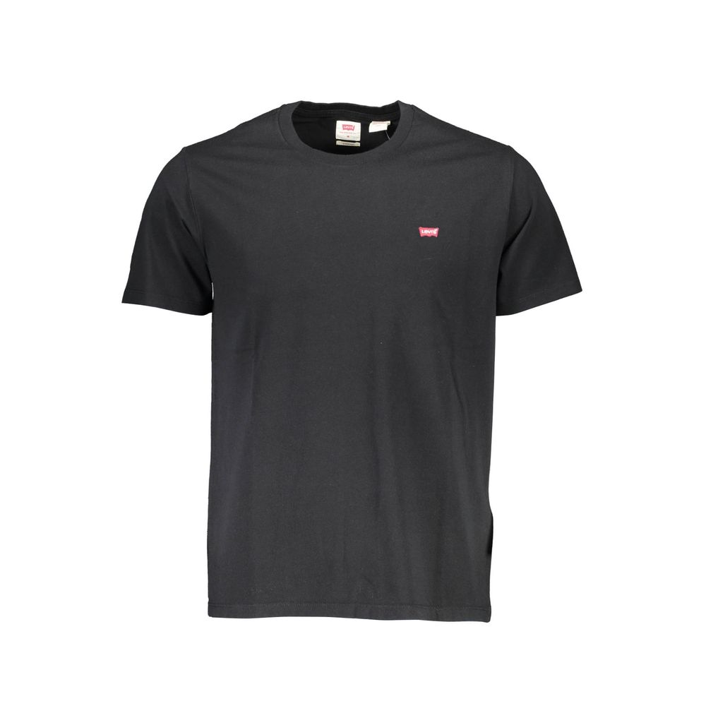 Black Cotton T-Shirt