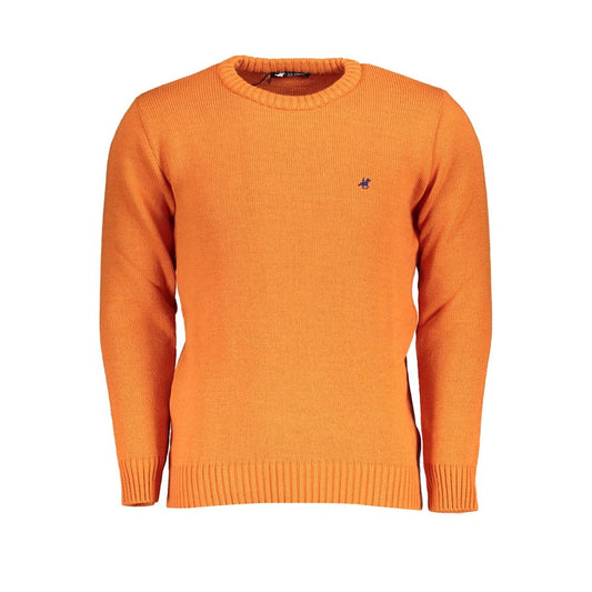 Orange Fabric Sweater