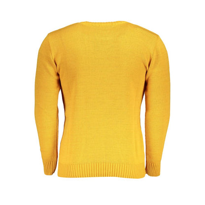 Yellow Fabric Sweater