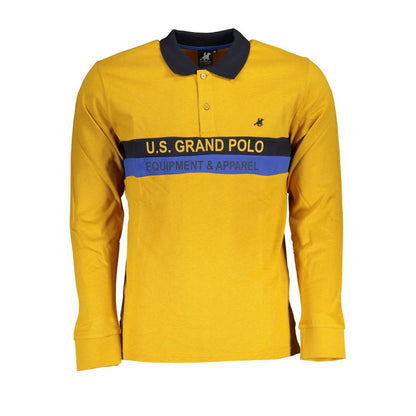 Yellow Cotton Polo Shirt