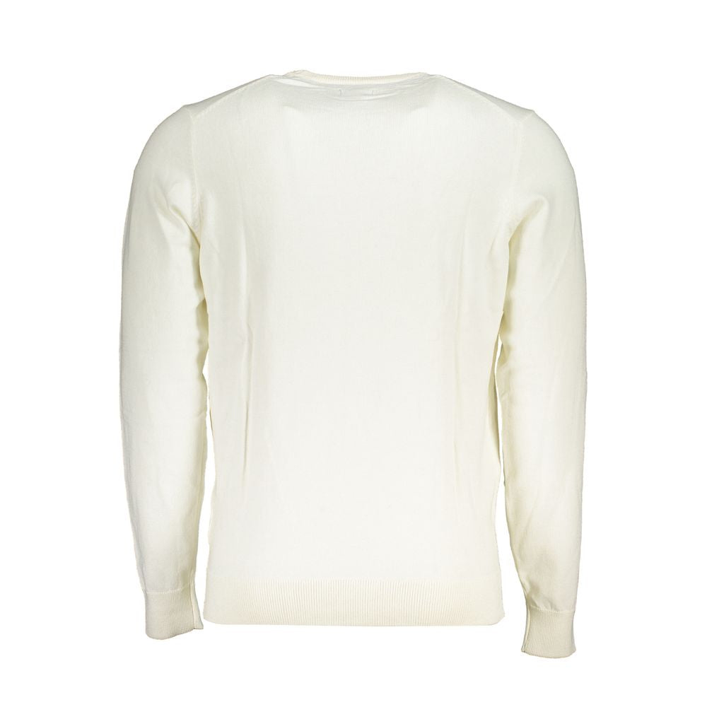 White Fabric Sweater