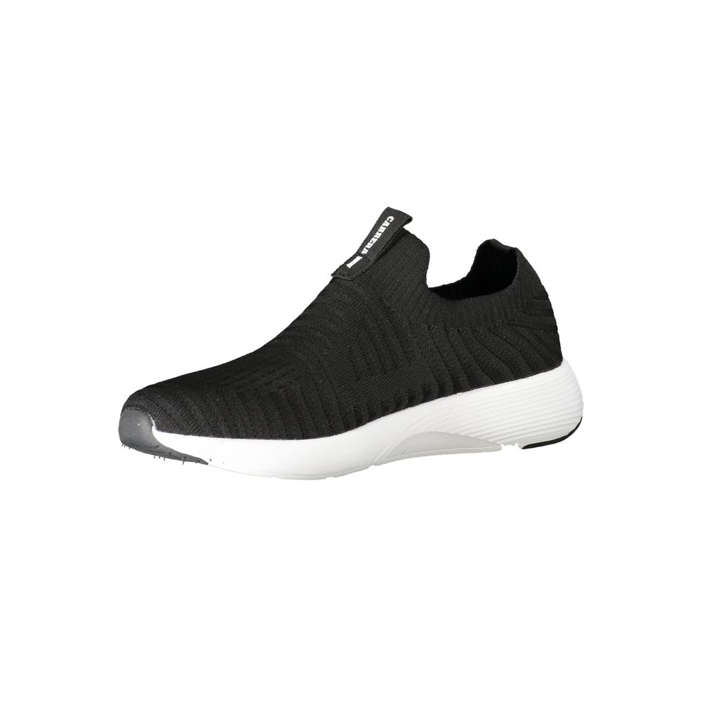 Black Polyester Sneaker