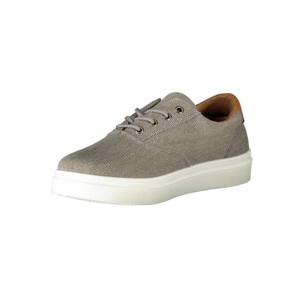 Gray Polyester Sneaker