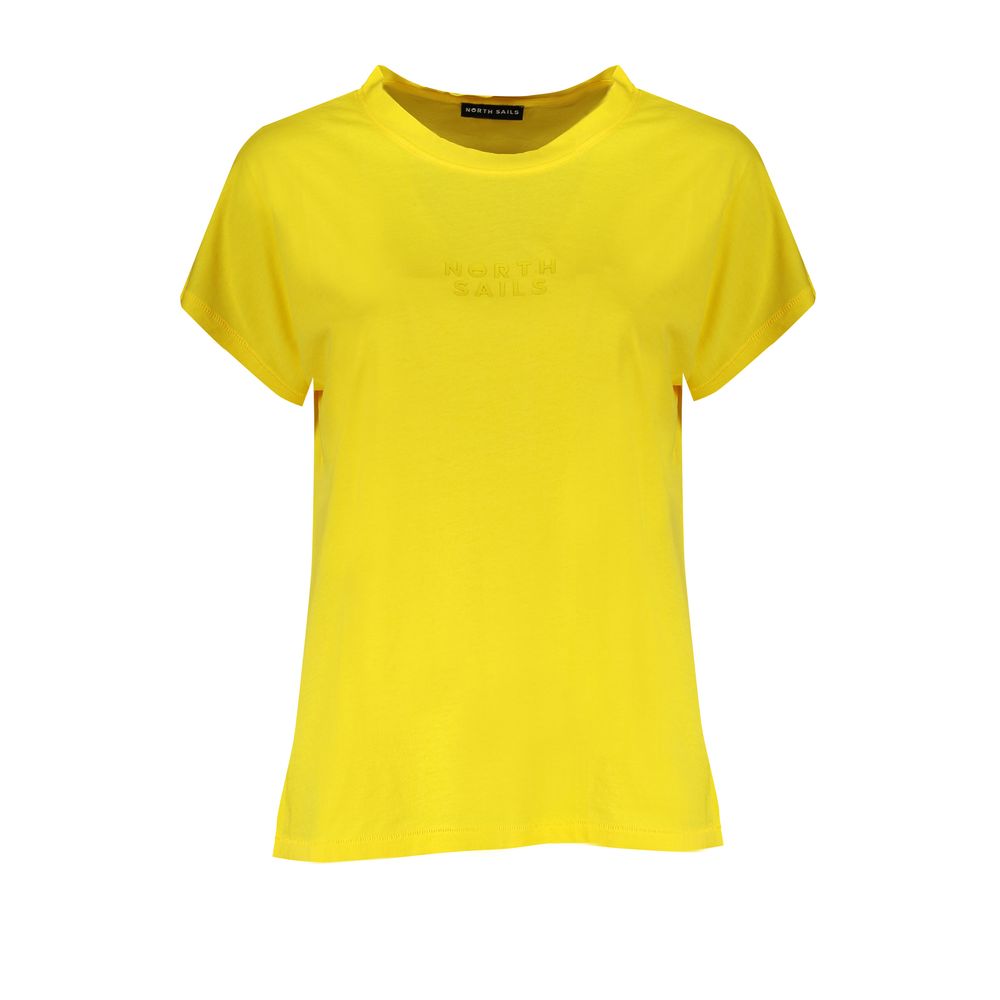 Yellow Cotton Tops & T-Shirt