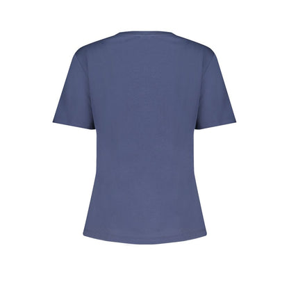 Blue Cotton Tops & T-Shirt